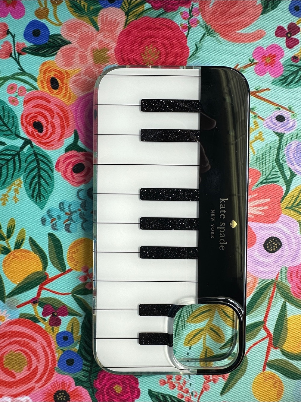 kate spade Black & White Piano Key iPhone Case